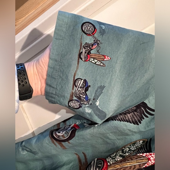 KYs made in Hawaii  motorcycle button up large - Picture 2 of 7